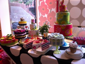 Marimekko Fabric Cakes!